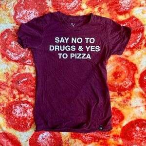 Just Another Little Pizza My Heart-XS Silly T-shirt